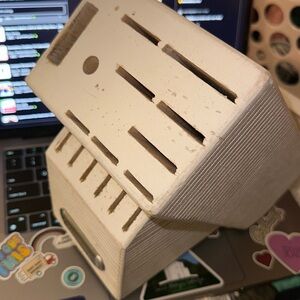 Farberware 14-Piece‎ Knife space Whitewash Block